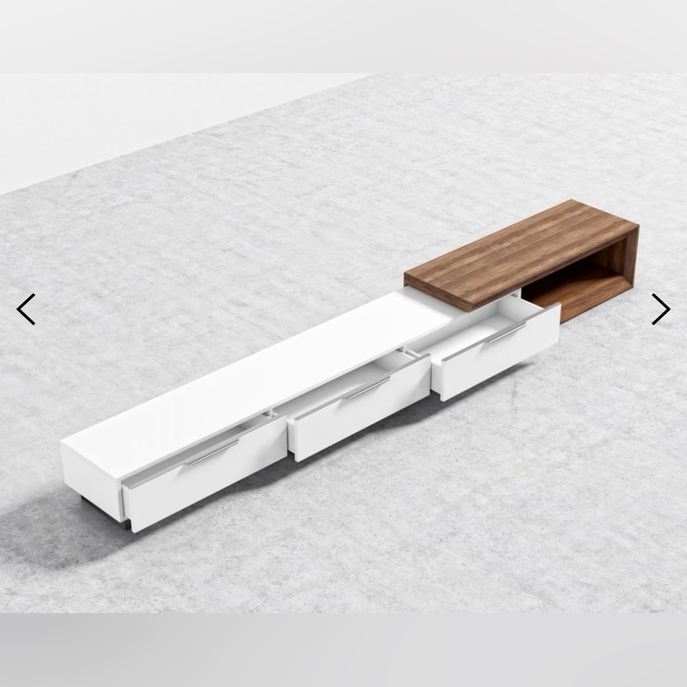 Modern TV stand (adjustable length)